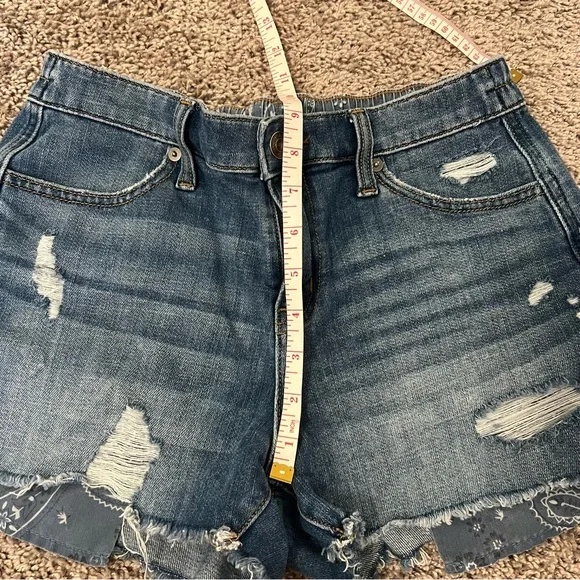 {aerie} daydream denim distressed shorts - Picture 3 of 6